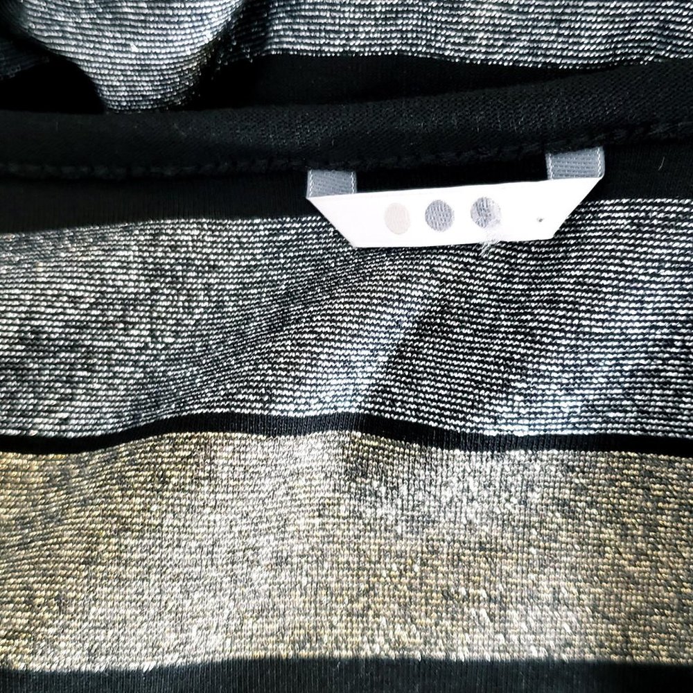 Three Dots Metallic Dress NWOT - Picture 9 of 9